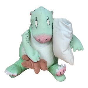 Vintage 1986 The Monster Bed Dennis 7” Plush! Susan Varley Book Monster Dino HTF